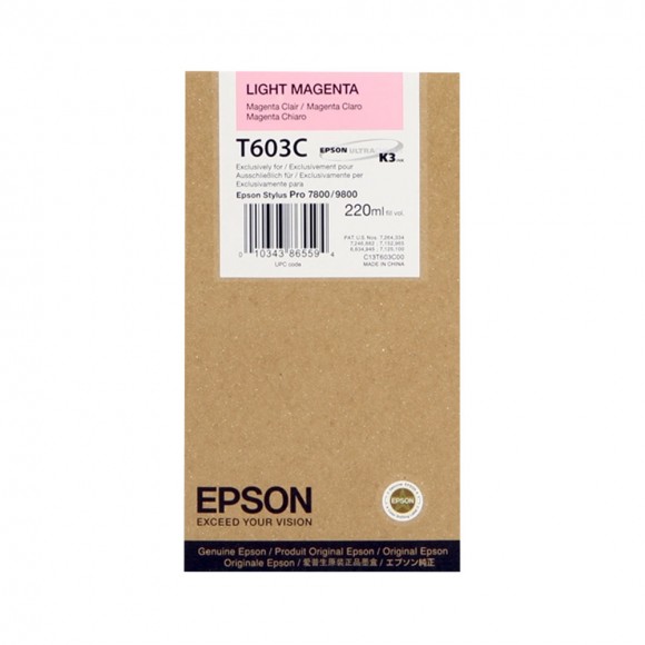 Epson Light Magenta T603C00 78/9800 220ml T603C00